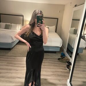 Elliatt High Low Black Dress